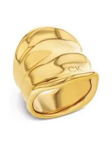 Calvin Klein Massiver vergoldeter Ring Elemental 35000646 58 mm