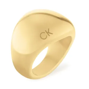 Calvin Klein Massiver vergoldeter Ring Trends 35000441 56 mm