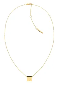 Calvin Klein Moderne vergoldete Halskette Geometric 35000248