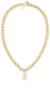 Calvin Klein Schicke vergoldete Halskette Edgy Pearls 35000560