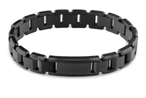 Calvin Klein Schwarzes Stahlarmband für Männer Link 35000288