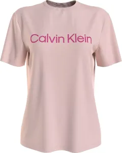 Calvin Klein S/S CREW NECK Damen Schlafshirt, weiß, größe M