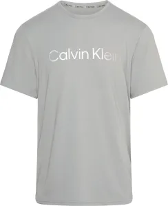 Calvin Klein S/S CREW NECK Herren Schlafshirt, grau, größe M