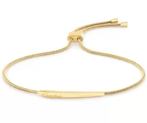 Calvin Klein Zartes vergoldetes Armband Elongated Drops 35000342