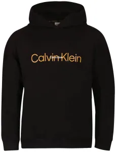 Calvin Klein EMB ICON HOL LOUNGE-L/S HOODIE Herren Kapuzenpullover, schwarz, größe XL