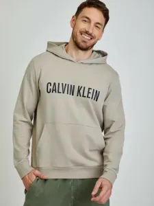 Calvin Klein INTENSE POWER LOUNGE-L/S HOODIE Herren Sweatshirt, beige, größe S