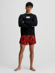 Calvin Klein ´96 TERRY LOUNGE-L/S SWEATSHIRT Herren Sweatshirt, schwarz, größe M