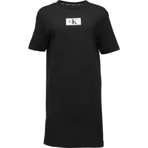 Calvin Klein S/S SLEEPSHIRT Damen Nachthemd, schwarz, größe M