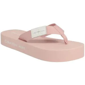 Calvin Klein FLATFORM FLIPFLOP Damen Flip Flops, rosa, größe 41