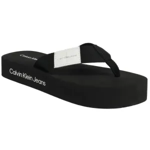 Calvin Klein FLATFORM FLIPFLOP Damen Flip Flops, schwarz, größe 36