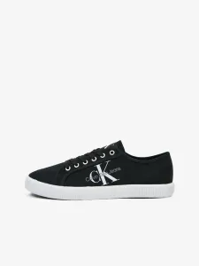 Calvin Klein ESSENTIAL VULCANIZED Flache Herren Sneaker, schwarz, größe 45 #198149