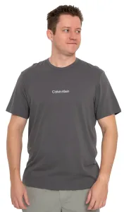 Calvin Klein S/S CREW NECK Herrenshirt, dunkelgrau, größe S