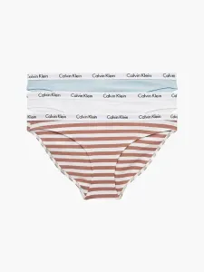 Calvin Klein 3PK BIKINI Damen Unterhose, weiß, größe L