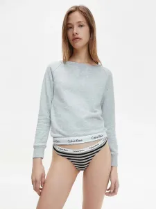 Calvin Klein 3PK THONG Damen Unterhose, grau, größe M