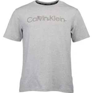 Calvin Klein ESSENTIALS PW S/S Herrenshirt, grau, größe XL