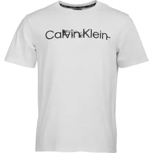Calvin Klein ESSENTIALS PW S/S Herrenshirt, weiß, größe L
