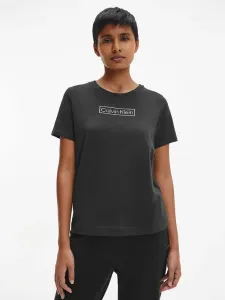 Calvin Klein REIMAGINED HER S/S CREW NECK Damenshirt, schwarz, größe S