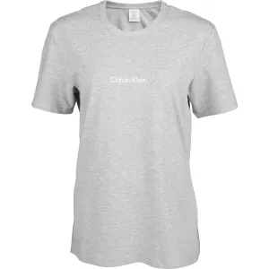 Calvin Klein S/S CREW NECK Damenshirt, grau, größe XS #846169