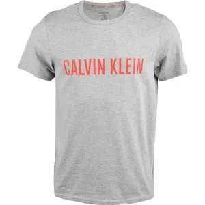 Calvin Klein S/S CREW NECK Herrenshirt, grau, größe M