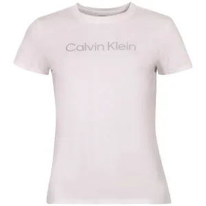 Calvin Klein S/S T-SHIRTS Damenshirt, weiß, größe S