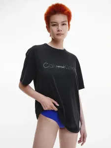 Calvin Klein EMBOSSED ICON LOUNGE Damenshirt, schwarz, größe L