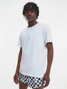 Calvin Klein S/S CREW NECK Herrenshirt, weiß, größe S