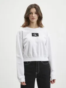 Calvin Klein Lounge Sweatshirt Weiß