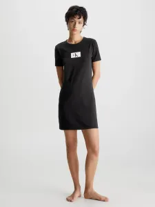 Calvin Klein ´96 LOUNGE-S/S DRESS Kleid, schwarz, größe XL