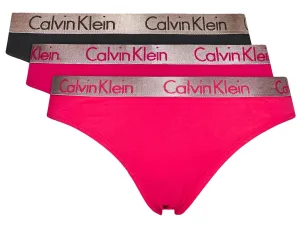 Calvin Klein 3 PACK - Damen Höschen Bikini QD3561E-6VS XS