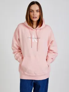 Calvin Klein Jeans Mid Scale Monogram Sweatshirt Rosa