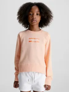 Calvin Klein Jeans Sweatshirt Kinder Orange