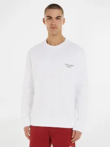 Calvin Klein Jeans Sweatshirt Weiß