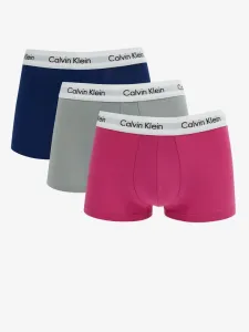 Calvin Klein 3 PACK LO RISE TRUNK Boxershorts, grau, größe S
