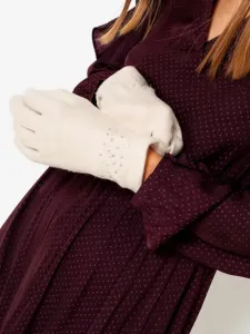 CAMAIEU Handschuhe Weiß
