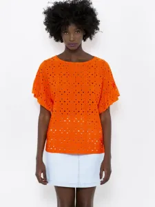 CAMAIEU Bluse Orange #232980