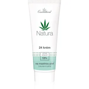 Cannaderm Natura Cream for Oily Skin Tages und Nachtkrem für fettige Haut 75 g
