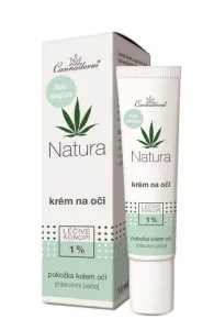 Cannaderm Natura Eye Cream Extra nährende Augencreme mit Hanföl 15 ml