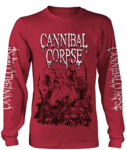 Cannibal Corpse T-Shirt Pile Of Skulls 2018 Herren Red M