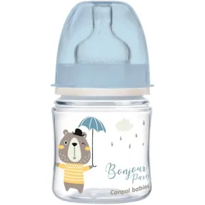 Canpol babies Bonjour Paris Babyflasche 0m+ Blue 120 ml