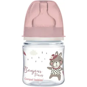 Canpol babies Bonjour Paris Babyflasche 0m+ Pink 120 ml