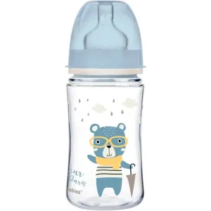 Canpol babies Bonjour Paris Babyflasche 3m+ Blue 240 ml