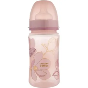 Canpol babies EasyStart Gold Babyflasche 3+ months Pink 240 ml