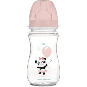 canpol babies Exotic Animals Babyflasche Pink 240 ml