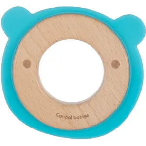 canpol babies Teethers Wood-Silicone Bear Beißring 1 St
