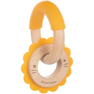 Canpol babies Teethers Wood-Silicone Lion Beißring 1 St