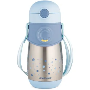 Canpol babies Thermos Thermosflasche mit Strohhalm 12m+ Blue 300 ml #335222