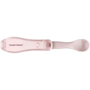 Canpol babies Travel Spoon faltbarer Reiselöffel Pink 1 St