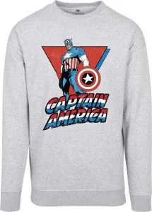 Captain America T-Shirt Crewneck Herren Grey L