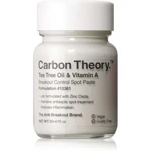 Carbon Theory Lokale Pflege gegen Hautunreinheiten Tea Tree Oil & Vitamin A Breakout Control (Spot Paste) 30 ml