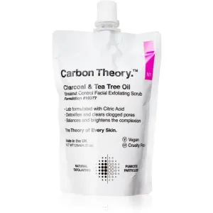 Carbon Theory Gesichtspeeling Charcoal & Tea Tree Oil Breakout Control (Facial Exfoliating Scrub) 125 ml